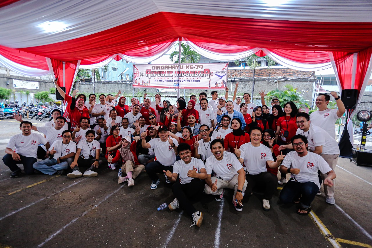 Semarak HUT Kemerdekaan ke-78 RI ala Insan Askrida